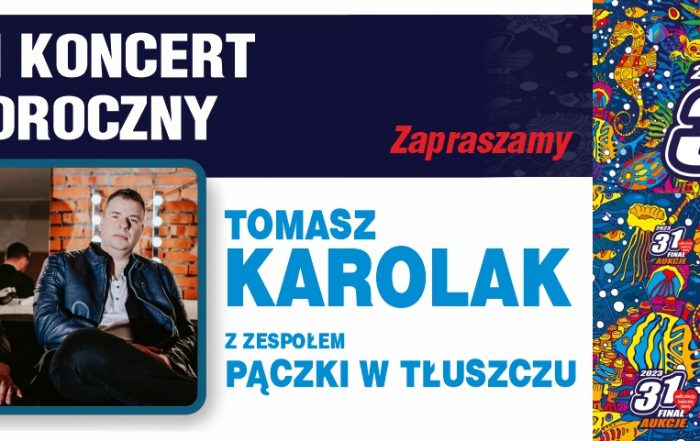 plakat i zdjęcie zespołu: Koncert noworoczny Tomasz karolak z zespołem Paczki w tłuszczu