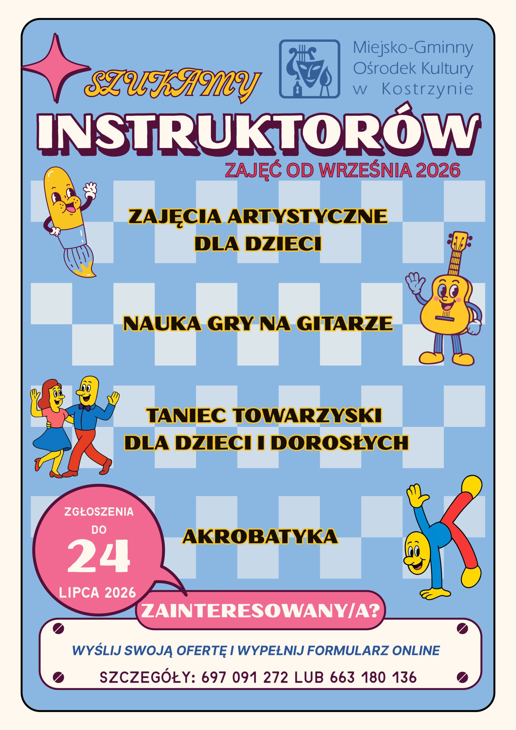 szukamy instruktorow