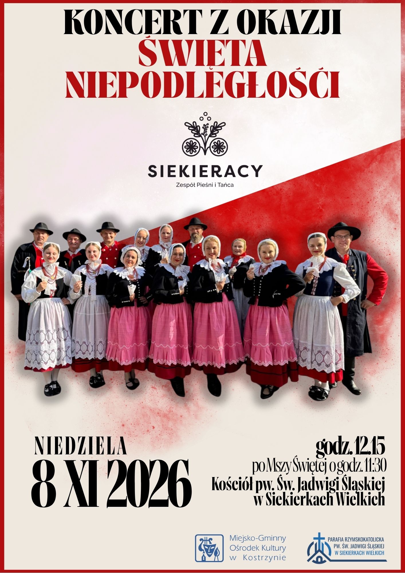 KONCERT Z OKAZJI ŚWIĘTA NIEPODLEGŁOŚCI